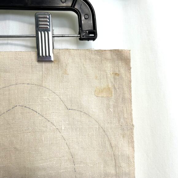 Vintage Prime Needleart Co Stamped Linen Doilies To Embroider 18x18 - Picture 5 of 9